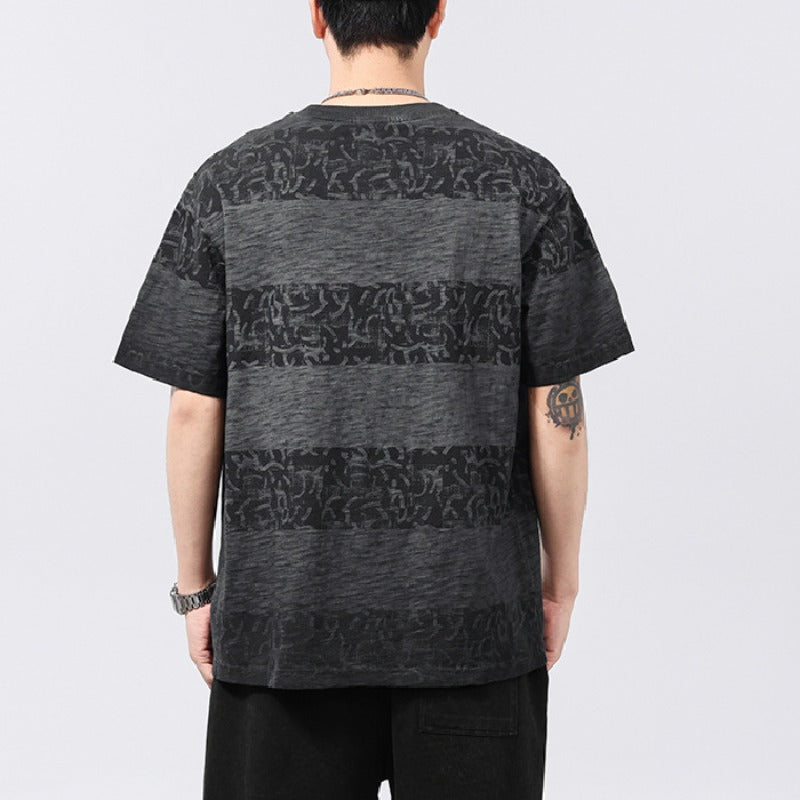 Mens T-shirts Short Sleeves Summer Loose