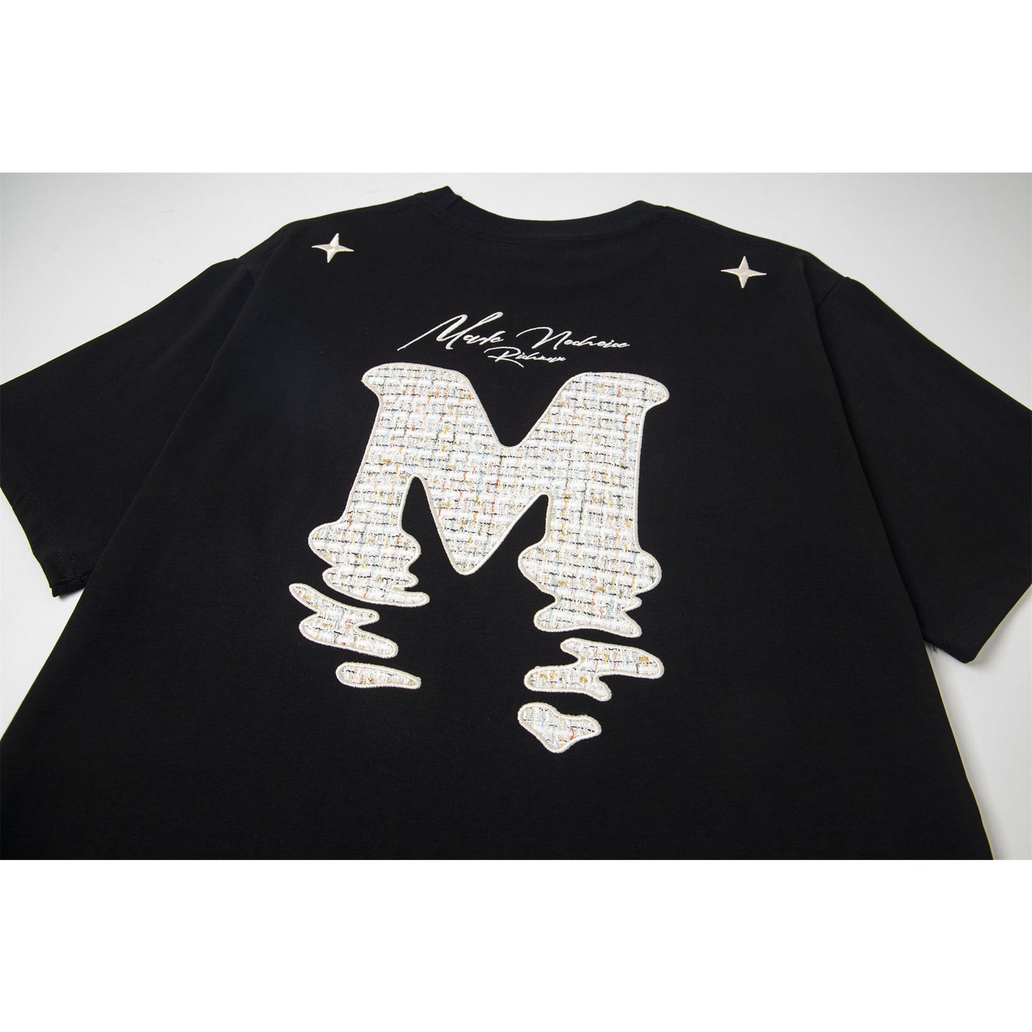 Hip hop shirt summer vintage embroidered t-shirt short sleeve