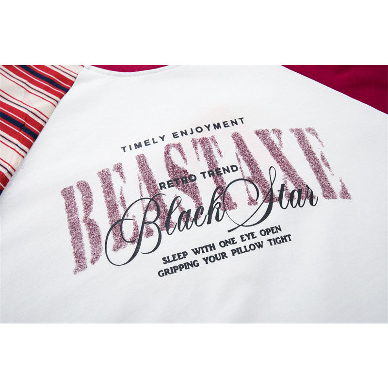 Casual Street Wear Summer Short Sleeve T-Shirt Loose Top