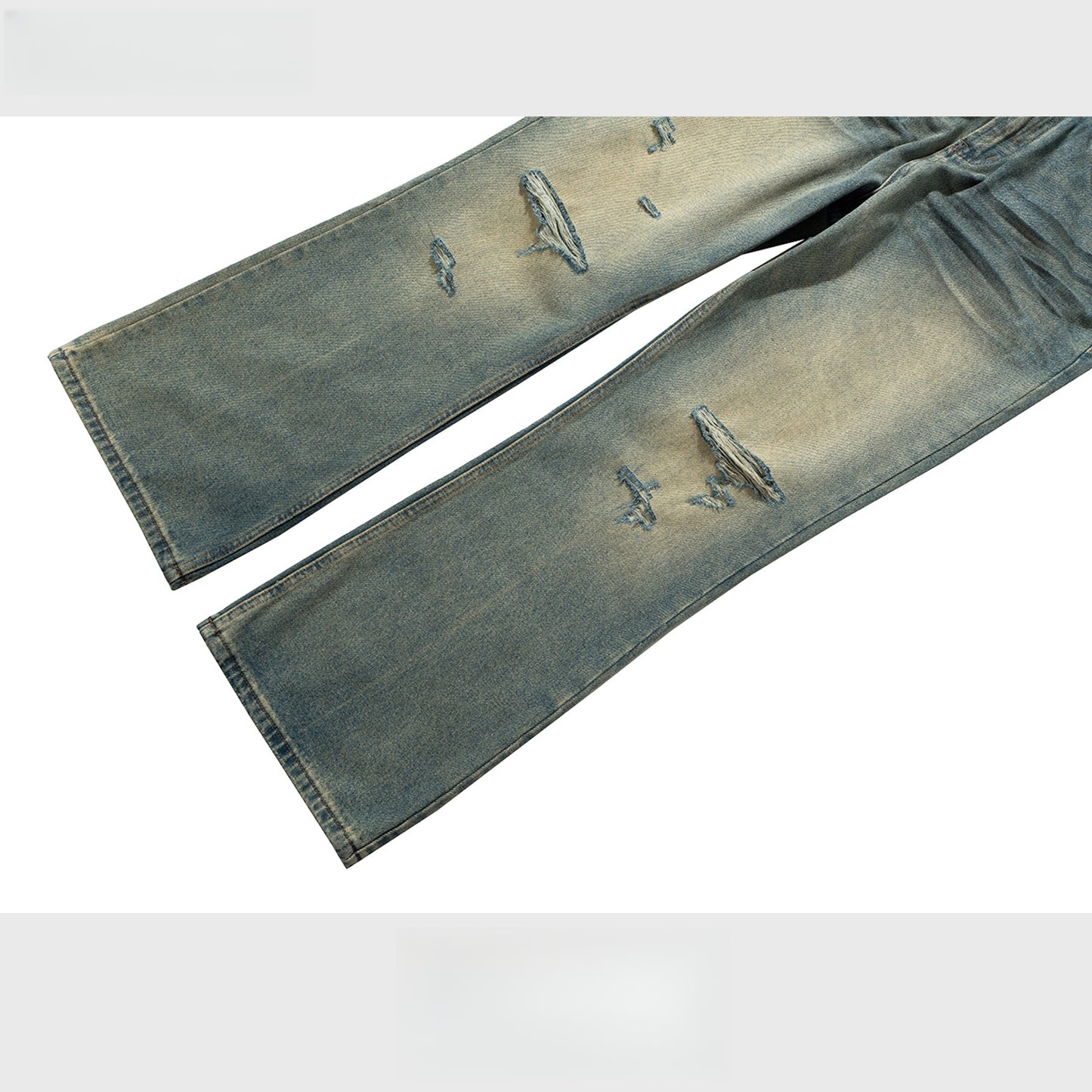 Rock Revival Jeans Washed Old Trousers Ripped Jeans