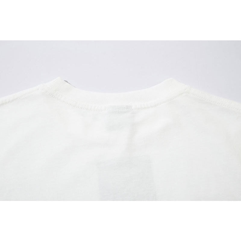 Marcas De Streetwear Vintage College Print Long Sleeve T-Shirt