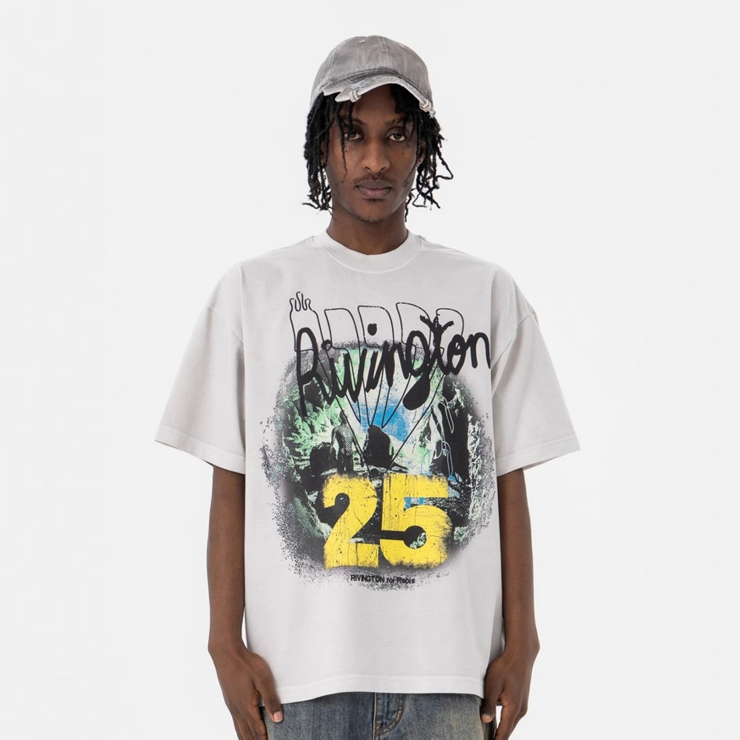 Vintage College Shirts Spring/Summer Casual Short Sleeve T-Shirts