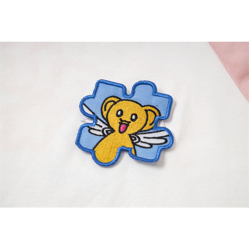 Casual Street Wear Embroidered Short Sleeves