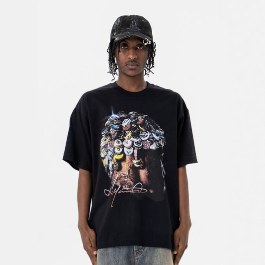 Vic Streetwear Casual Short Sleeve T-Shirt