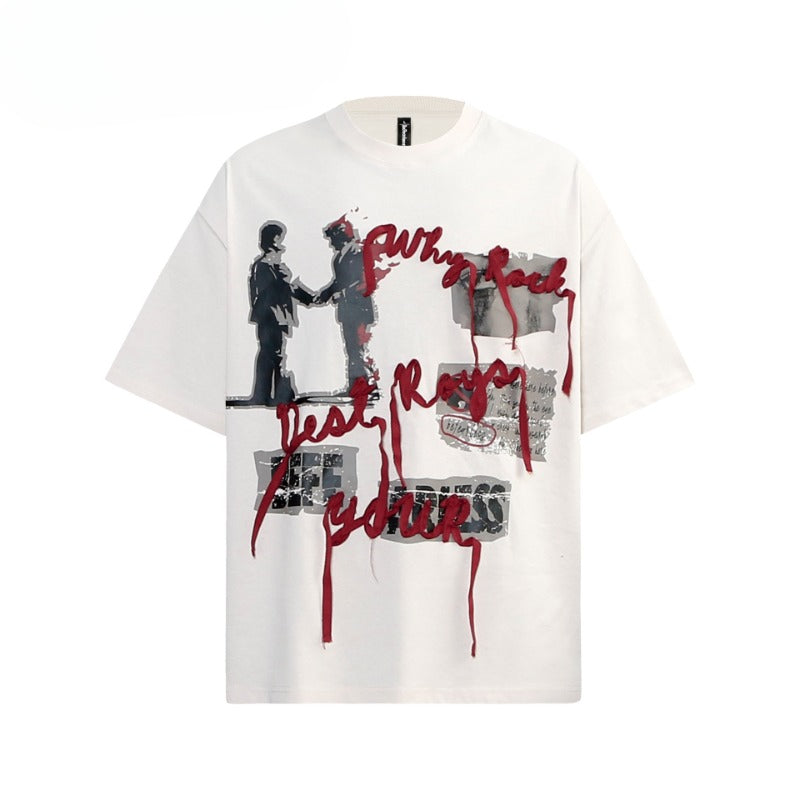 80s And 90s Vintage T Shirts Retro Loose Top tee