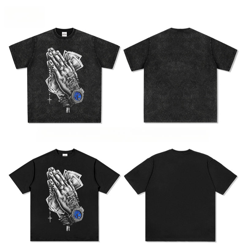 Cool t rapper short sleeve t-shirt oversize