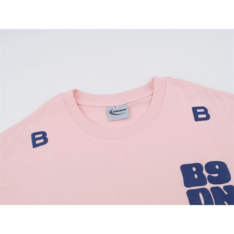 Camisetas streetwear Summer Vintage Casual Loose Short Sleeve T-Shirt