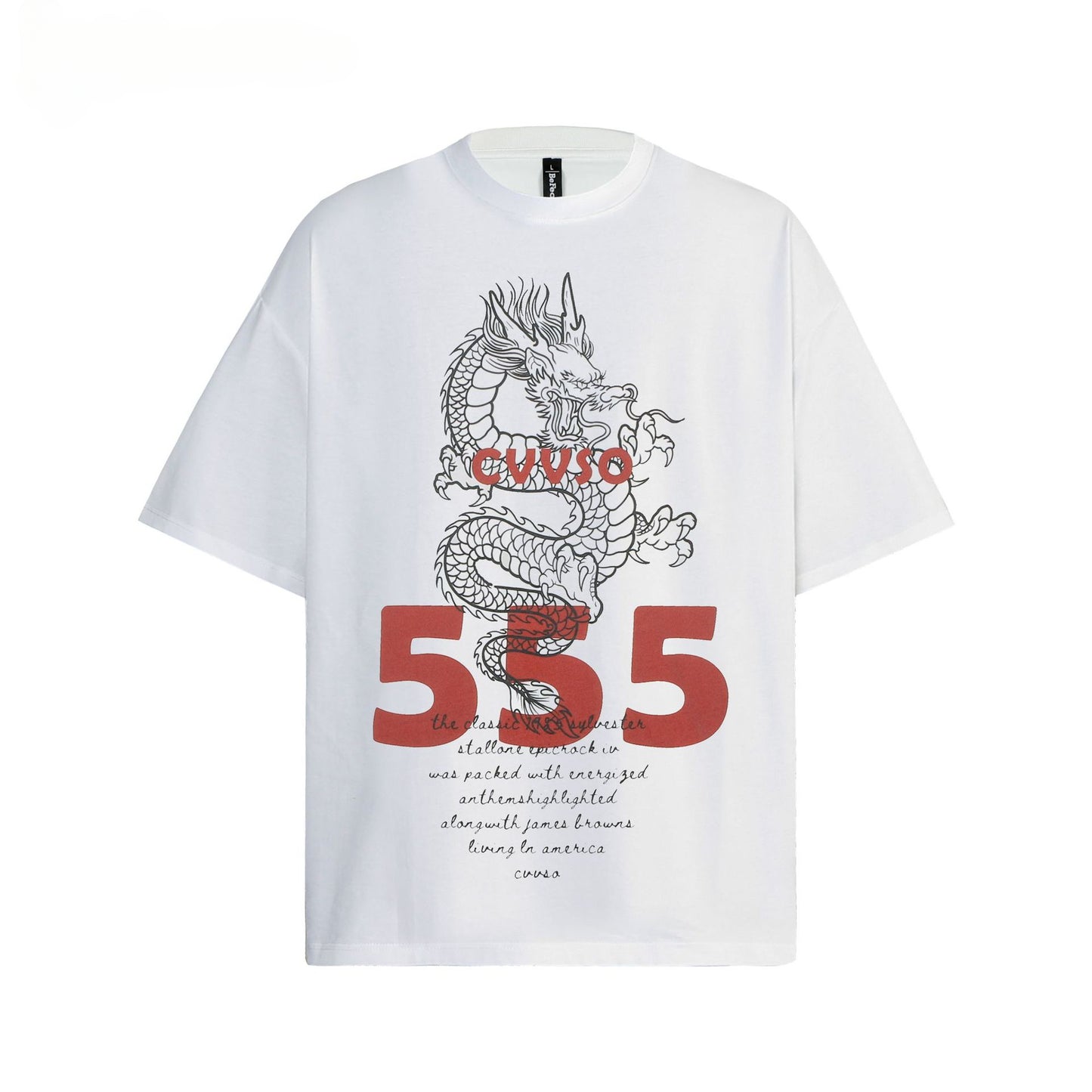 80s And 90s Vintage T Shirts Letter Short Sleeve Men's and Women's Summer Loose