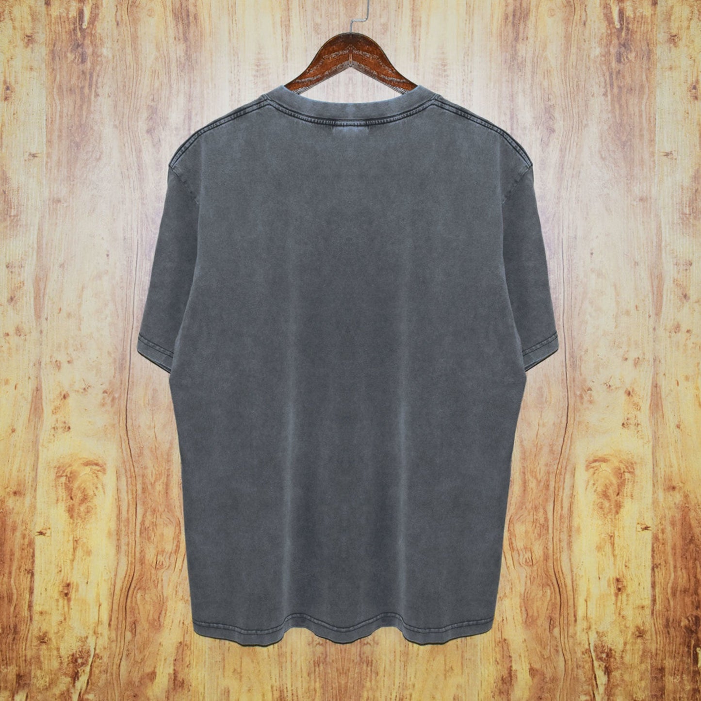Amiri washed t-shirt brown flying eagle printing short sleeve
