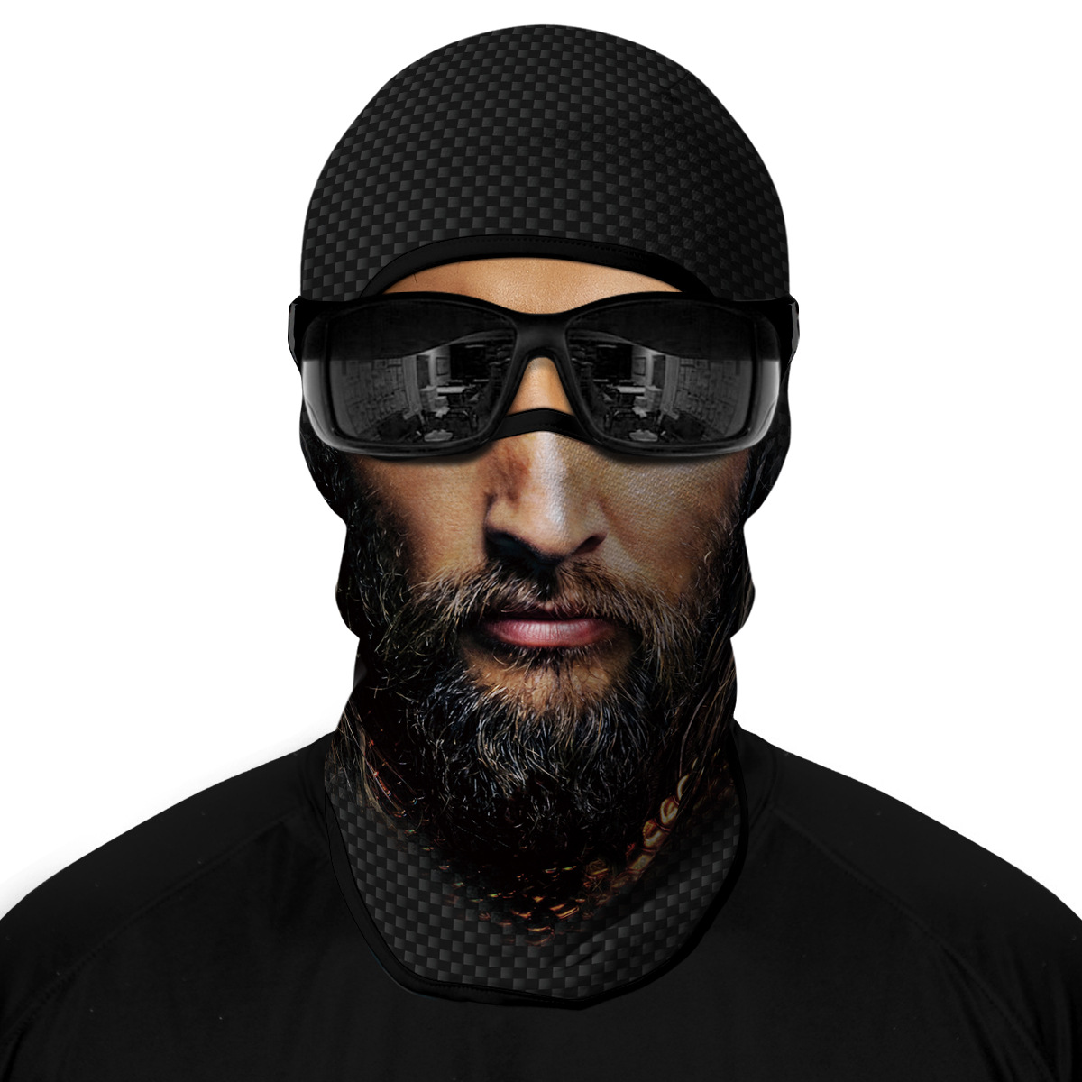 Cycling Windproof Hood Summer Sports Ice Silk Sunscreen Mask Breathable