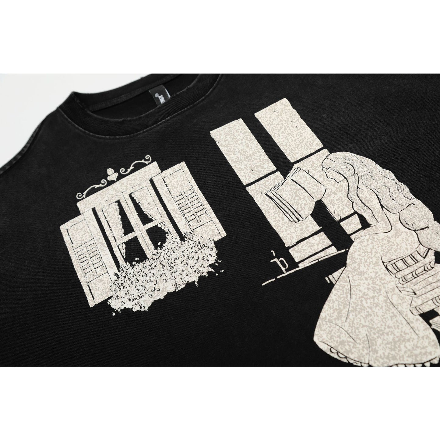 Hip hop clothing new york summer t-shirt short sleeve retro washed old t-shirt