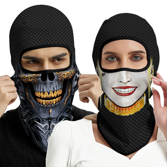 Cycling Windproof Hood Summer Sports Ice Silk Sunscreen Mask Breathable