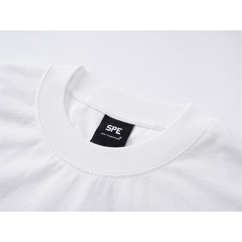 Casual Street Wear Old Short Sleeve T-Shirt Loose Casual T-Shirt Top