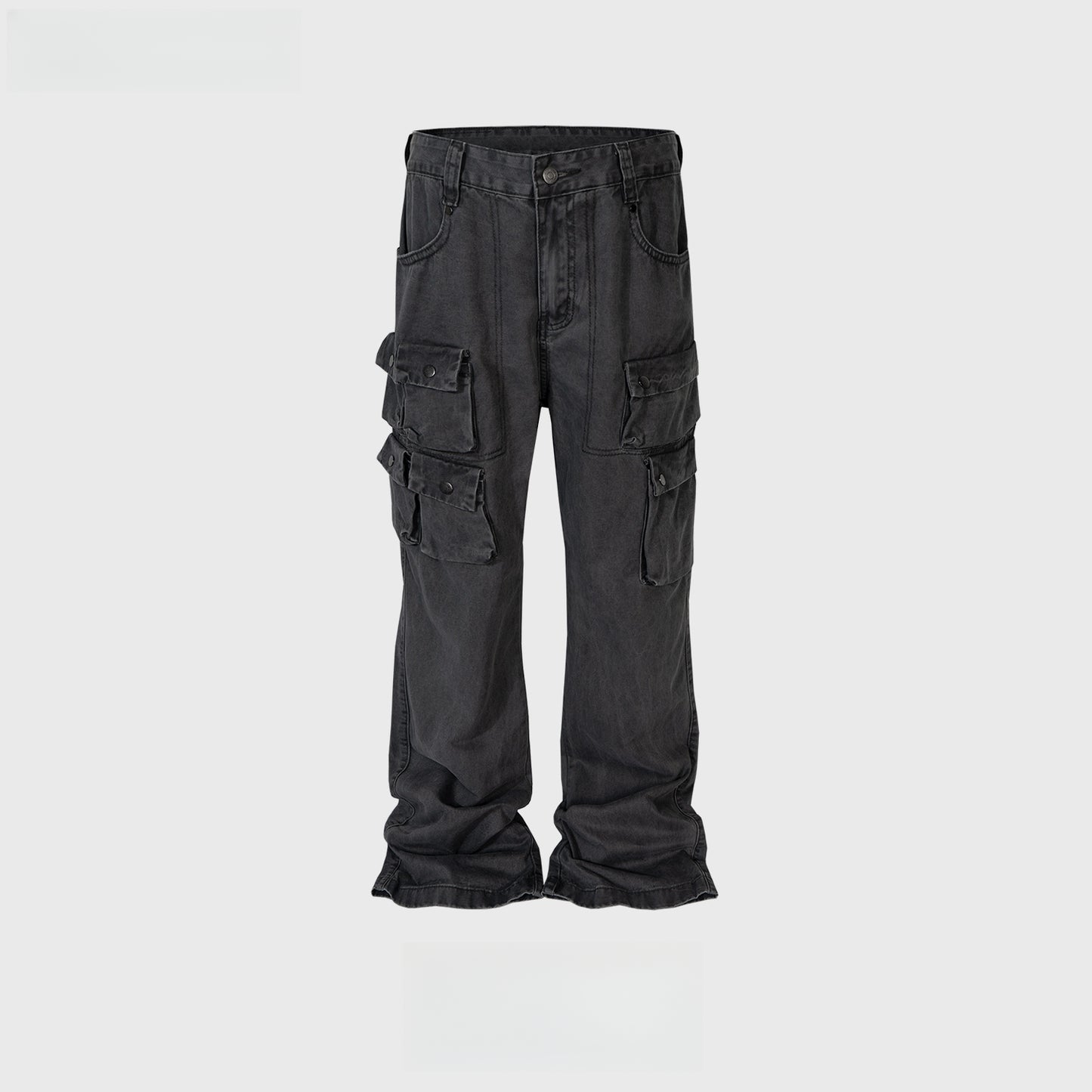 Rock Revival Jeans Long Pants Multi-Pocket Wide-Foot Jeans