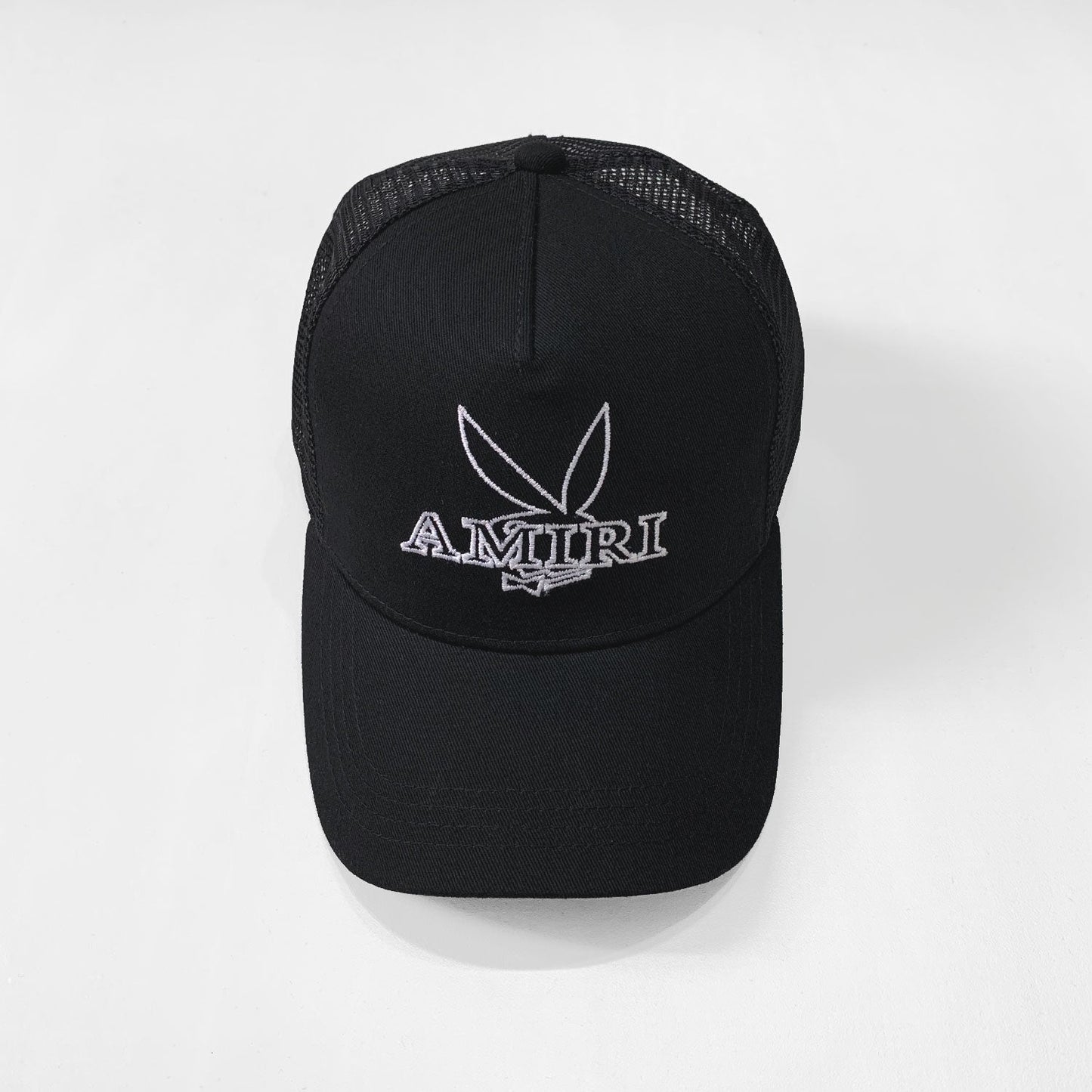 Amiri Hat Peaked Cap Sunshade Beach Casual Hat Adjustable Metal Lock Baseball Cap