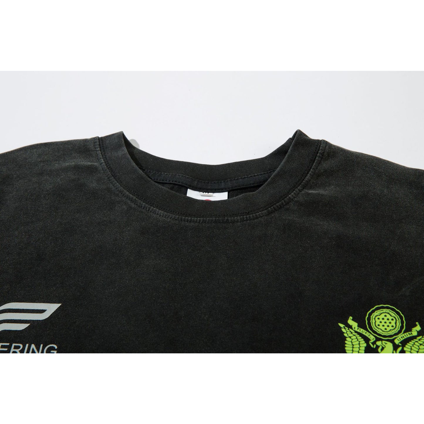 Hustle vintage flame print long sleeve t-shirt
