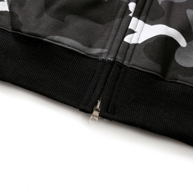 Ape Hoodie Luminous Camouflage Spotted Shark Double Hooded Zip Sweater