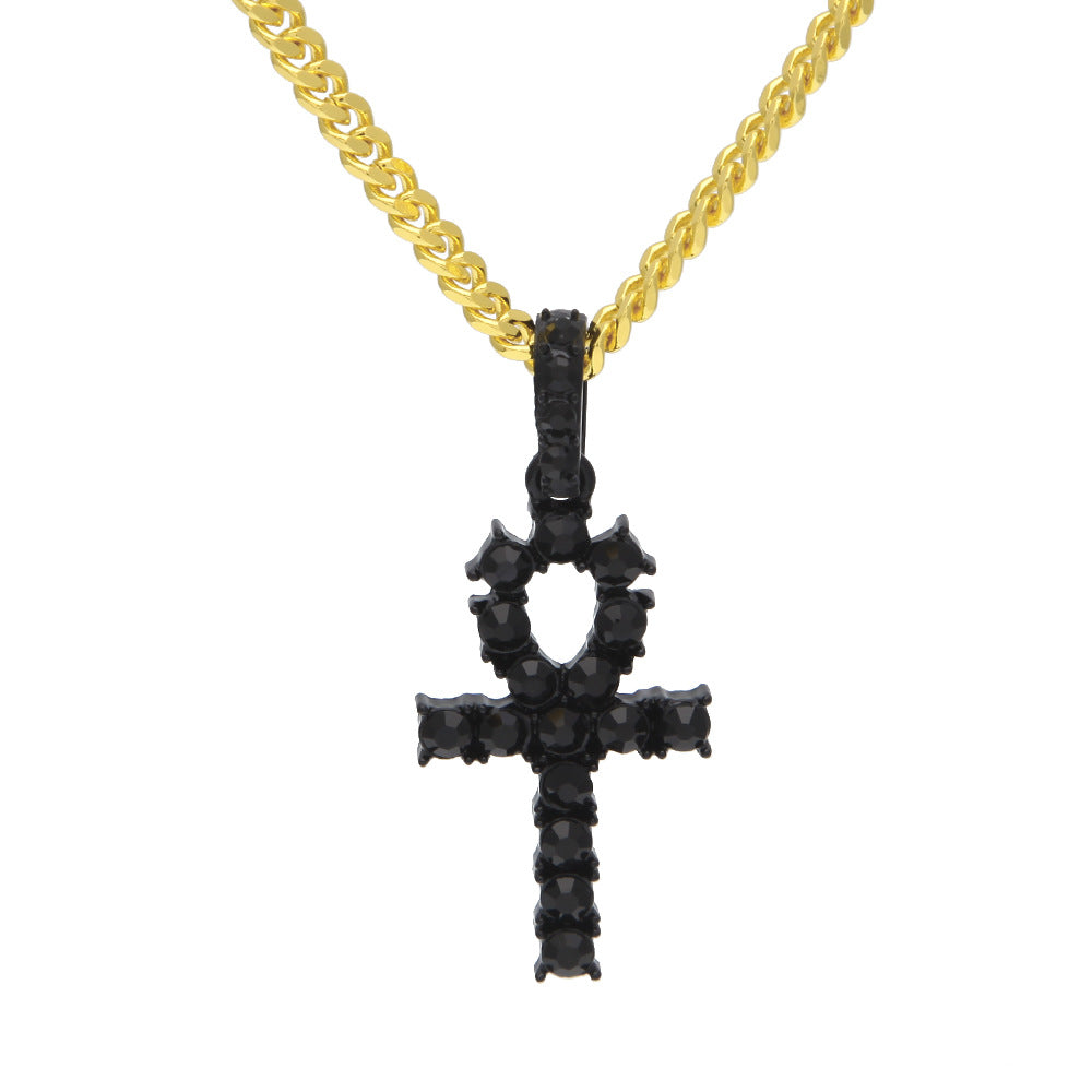 Jewelry Diamond Ancient Egyptian Anhe Key Pendant Crosses Egypt Pieces Ankh