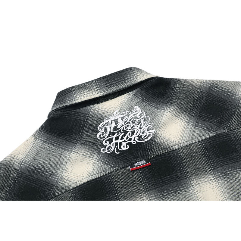 Casual Street Wear Checked Shirt Short Sleeve Shirt