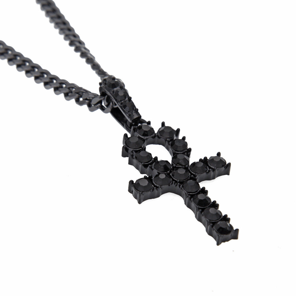 Jewelry Diamond Ancient Egyptian Anhe Key Pendant Crosses Egypt Pieces Ankh
