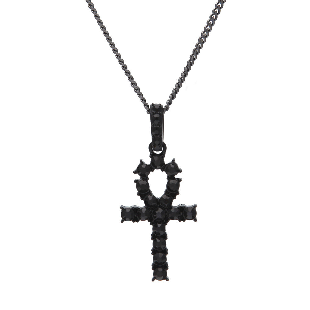 Jewelry Diamond Ancient Egyptian Anhe Key Pendant Crosses Egypt Pieces Ankh