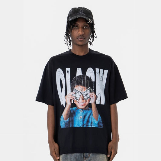 Vic Streetwear Vintage Hip Hop Summer Short Sleeve T-Shirt