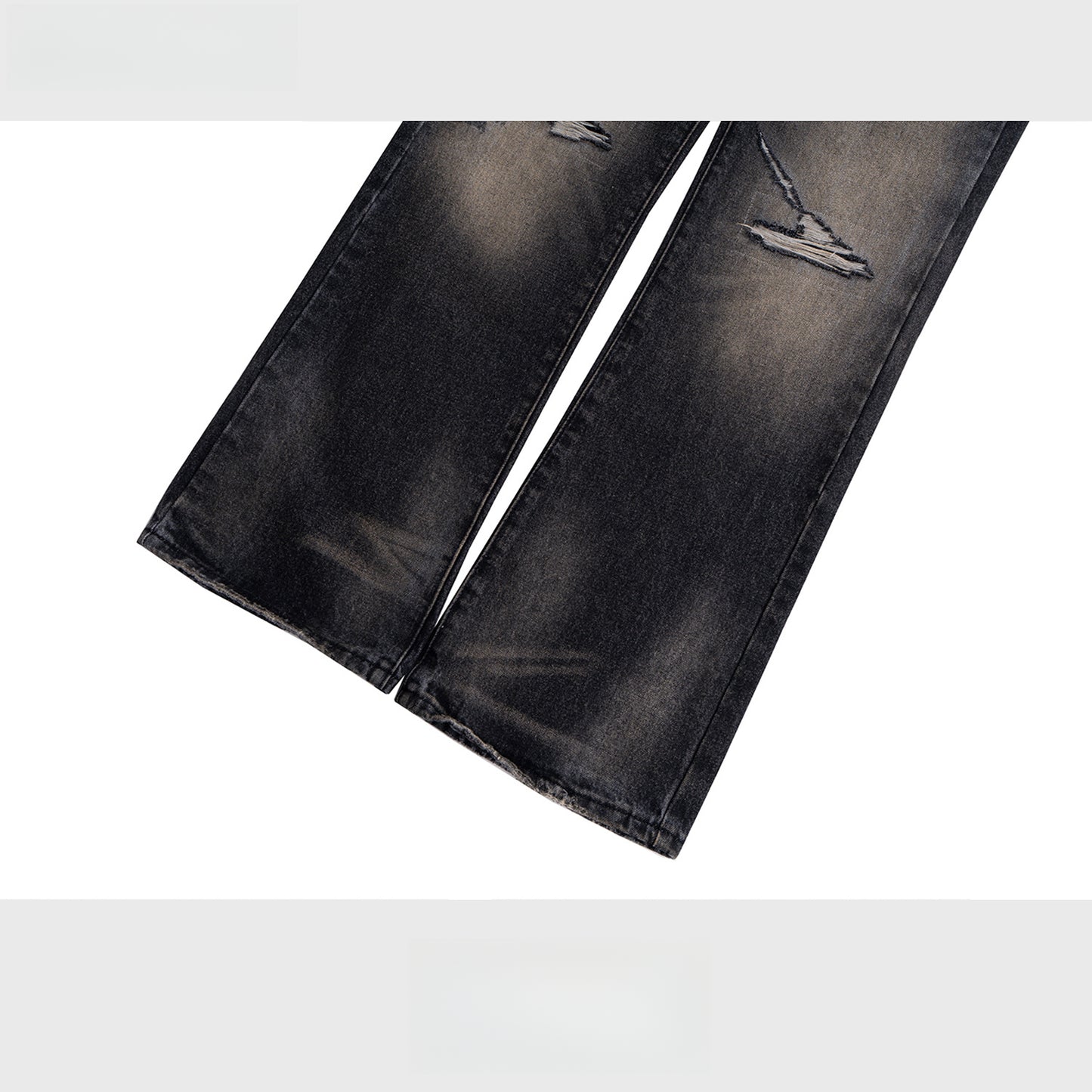 Rock Revival Jeans Washed Old Trousers Wide Foot Jeans