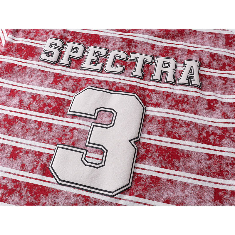 Casual Street Wear Vintage Striped Short Sleeve T-Shirt Crew Neck Loose Casual