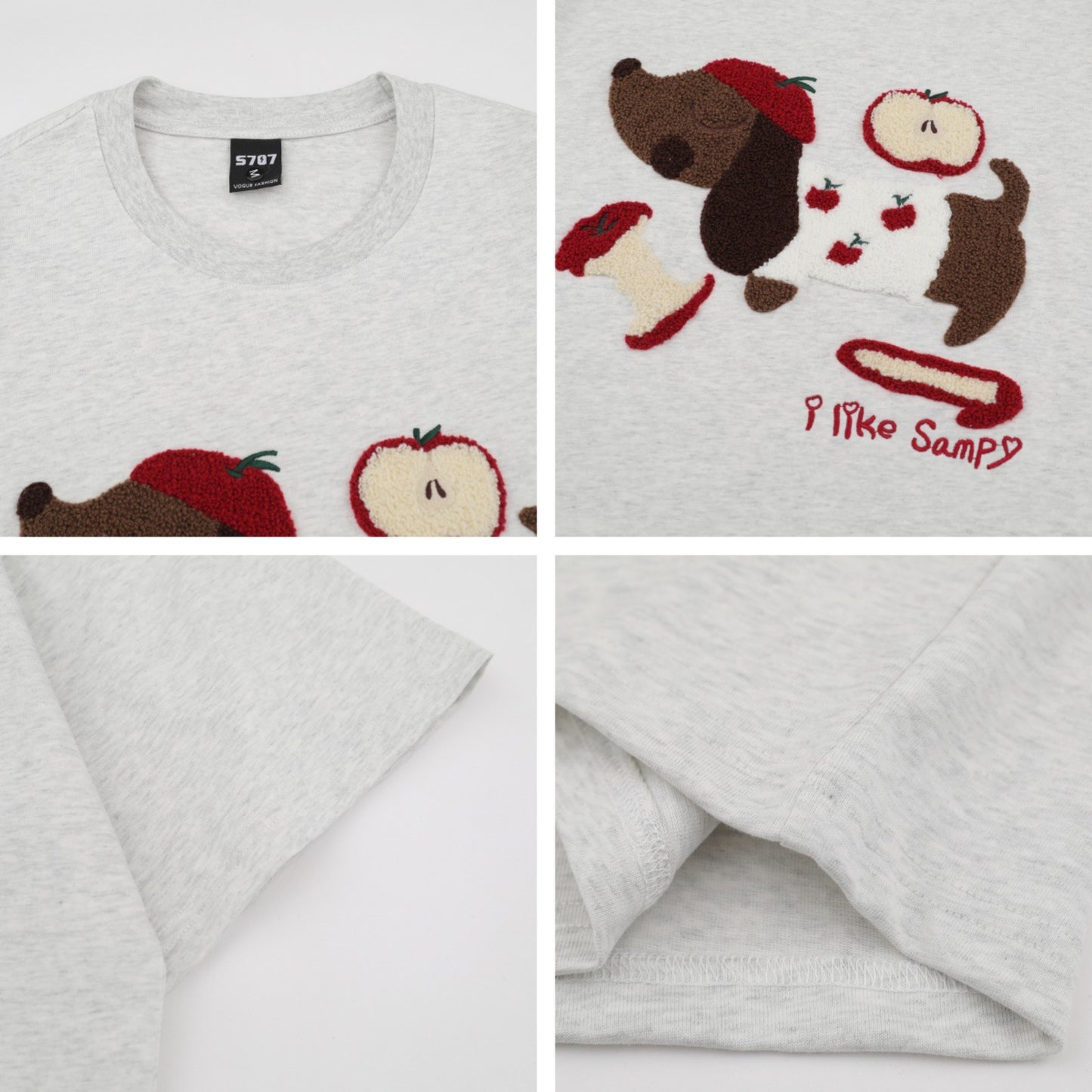 Distorted vintage short sleeve t-shirt summer oversize