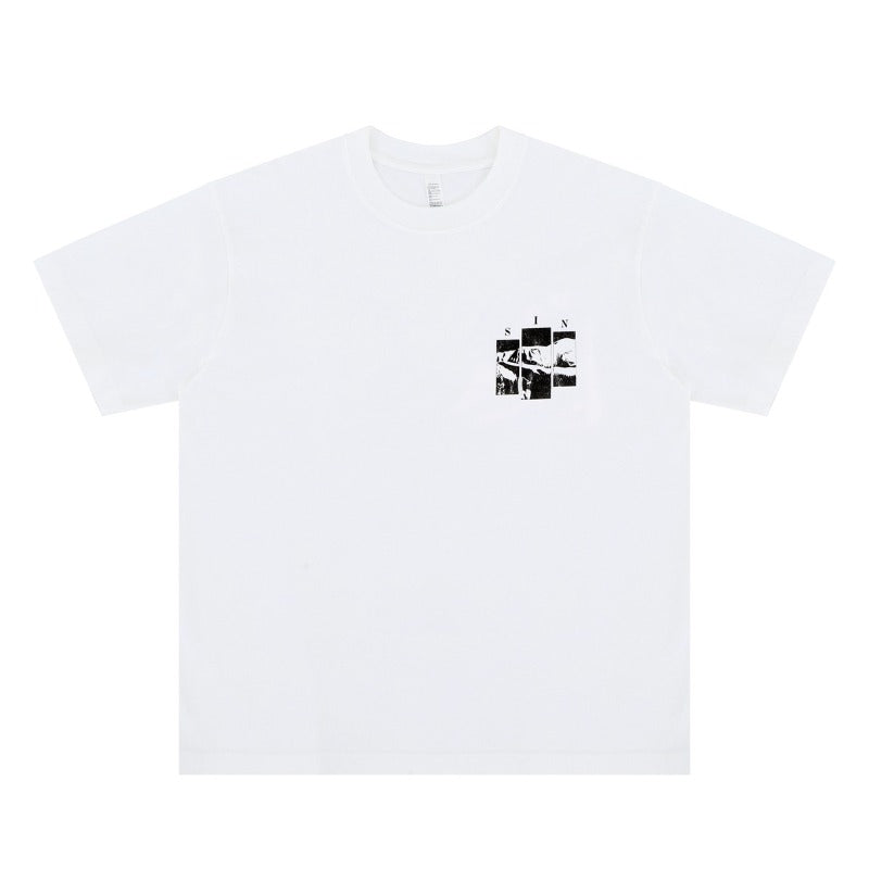 Vintage 90s Hip Hop Clothing Summer Short Sleeve T-Shirt