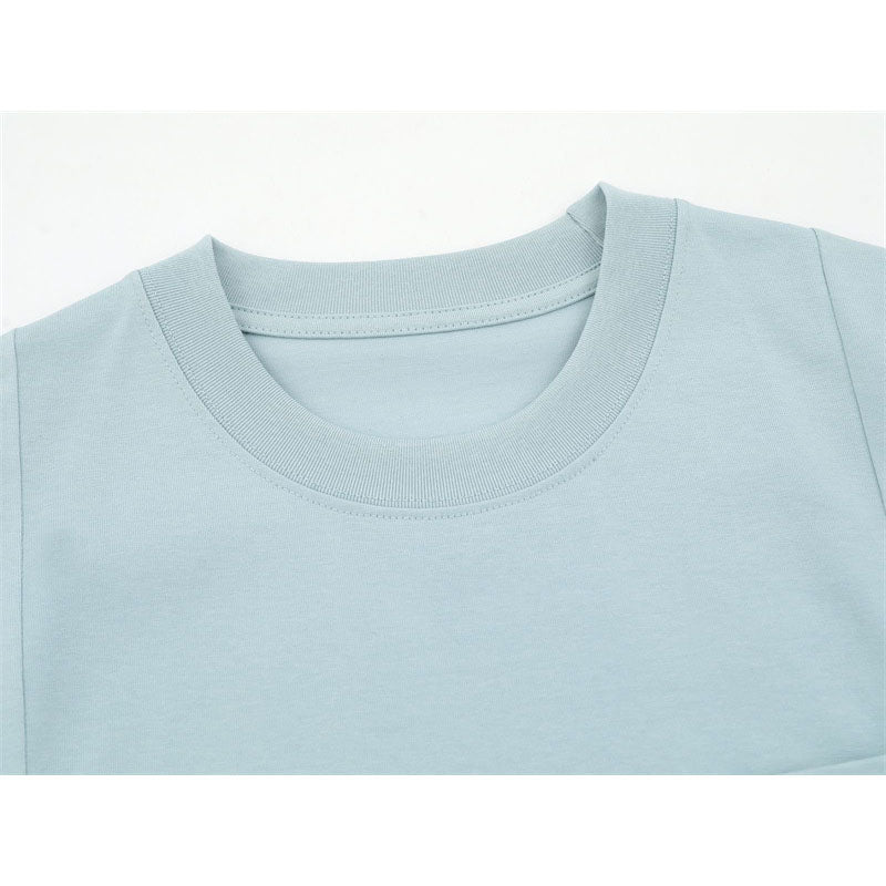 US drip outfits Summer Vintage Casual Loose Short Sleeve T-Shirts
