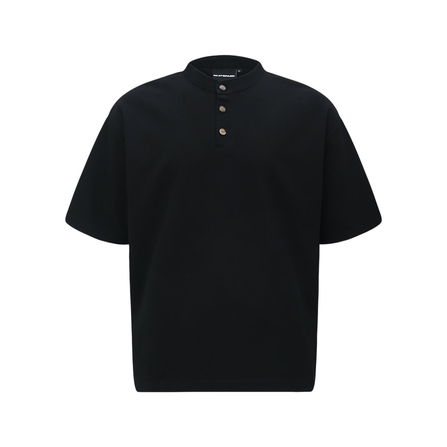 T shirt vintage usa summer open neck stand-up collar T-shirt short sleeve