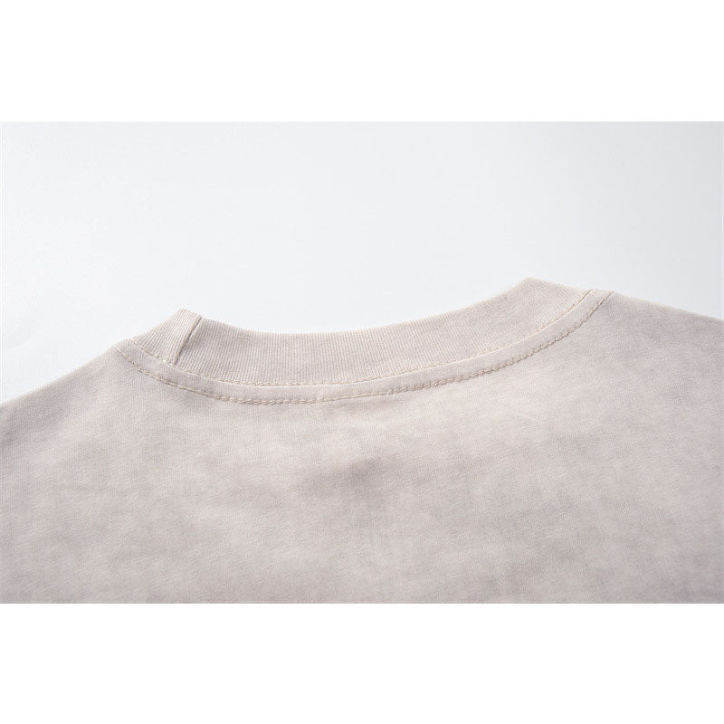 US drip outfits Summer Vintage Casual Loose Short Sleeve T-Shirts