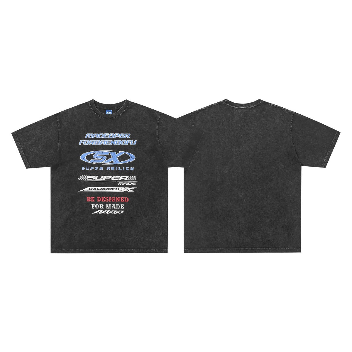 T shirt vintage usa summer retro washed old t shirt short sleeve