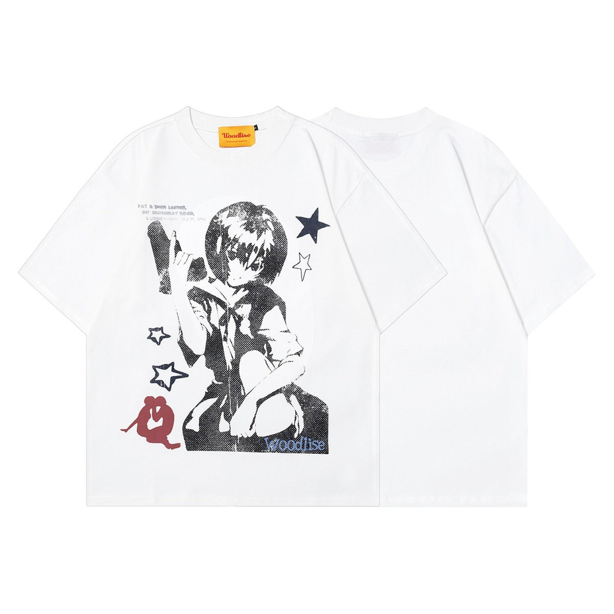 90s West Coast Hip Hop Fashion T Shirts Summer Vintage Loose Crew Neck Short Sleeve T-Shirt