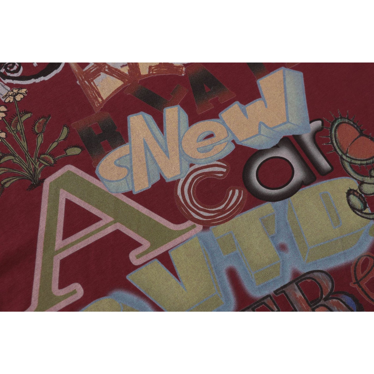 Ye T Shirt Summer Vintage Cartoon Print Short Sleeve T-Shirt
