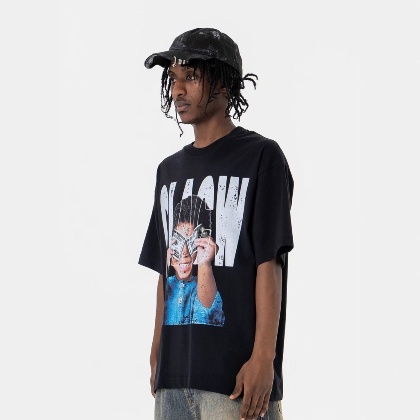 Vic Streetwear Vintage Hip Hop Summer Short Sleeve T-Shirt