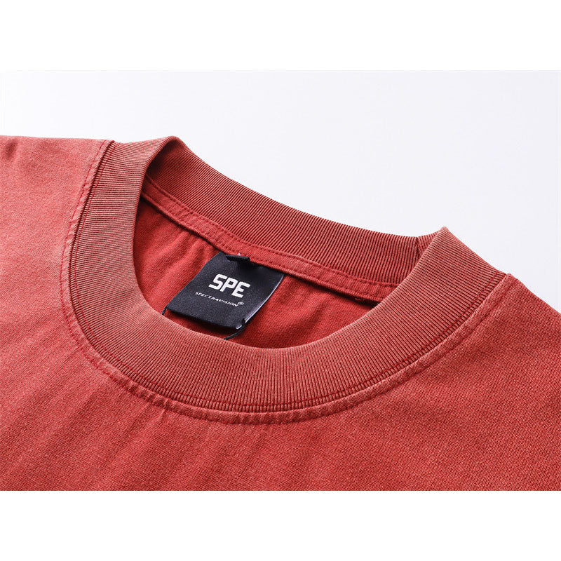 Casual Street Wear Vintage Vintage Short Sleeve T-Shirt