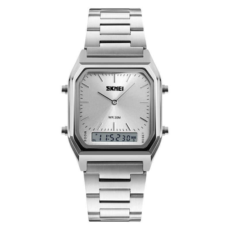 Analog-Digital Watch Minimalist Style Business Men's Watch