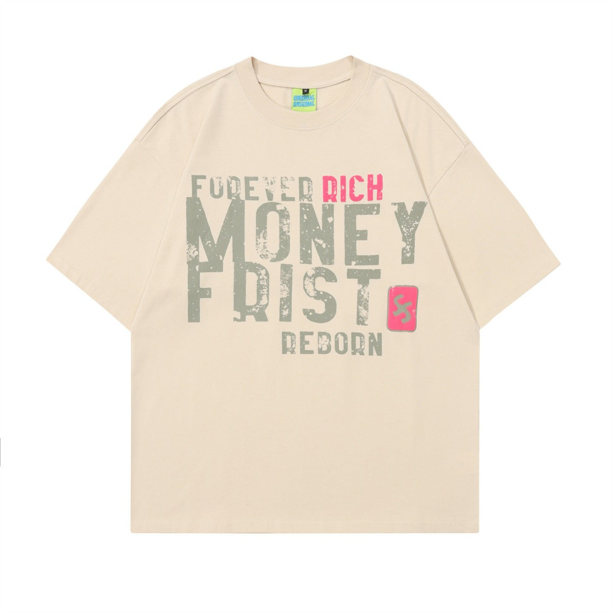 90s West Coast Hip Hop Fashion T-Shirts Casual Simple Letter Print T-Shirts