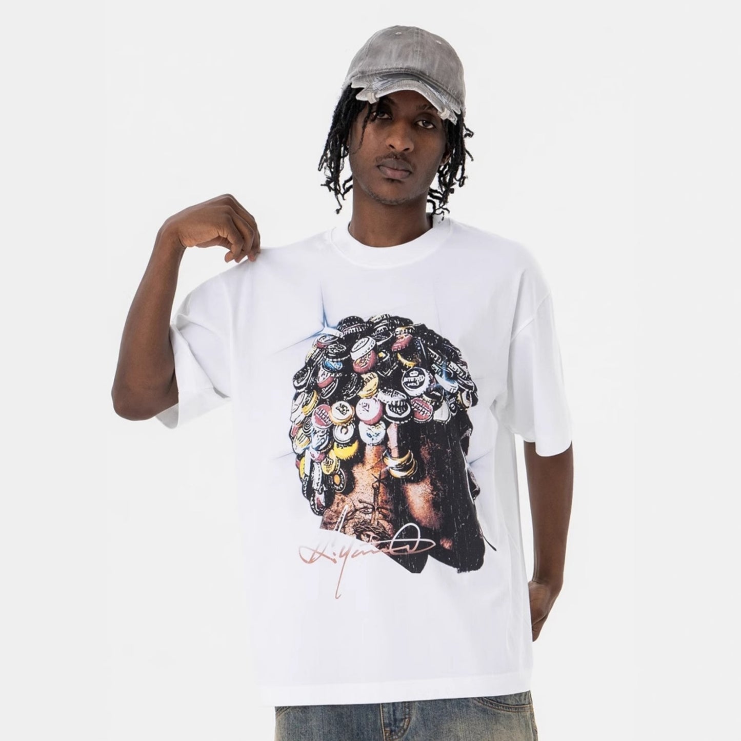 Vic Streetwear Casual Short Sleeve T-Shirt
