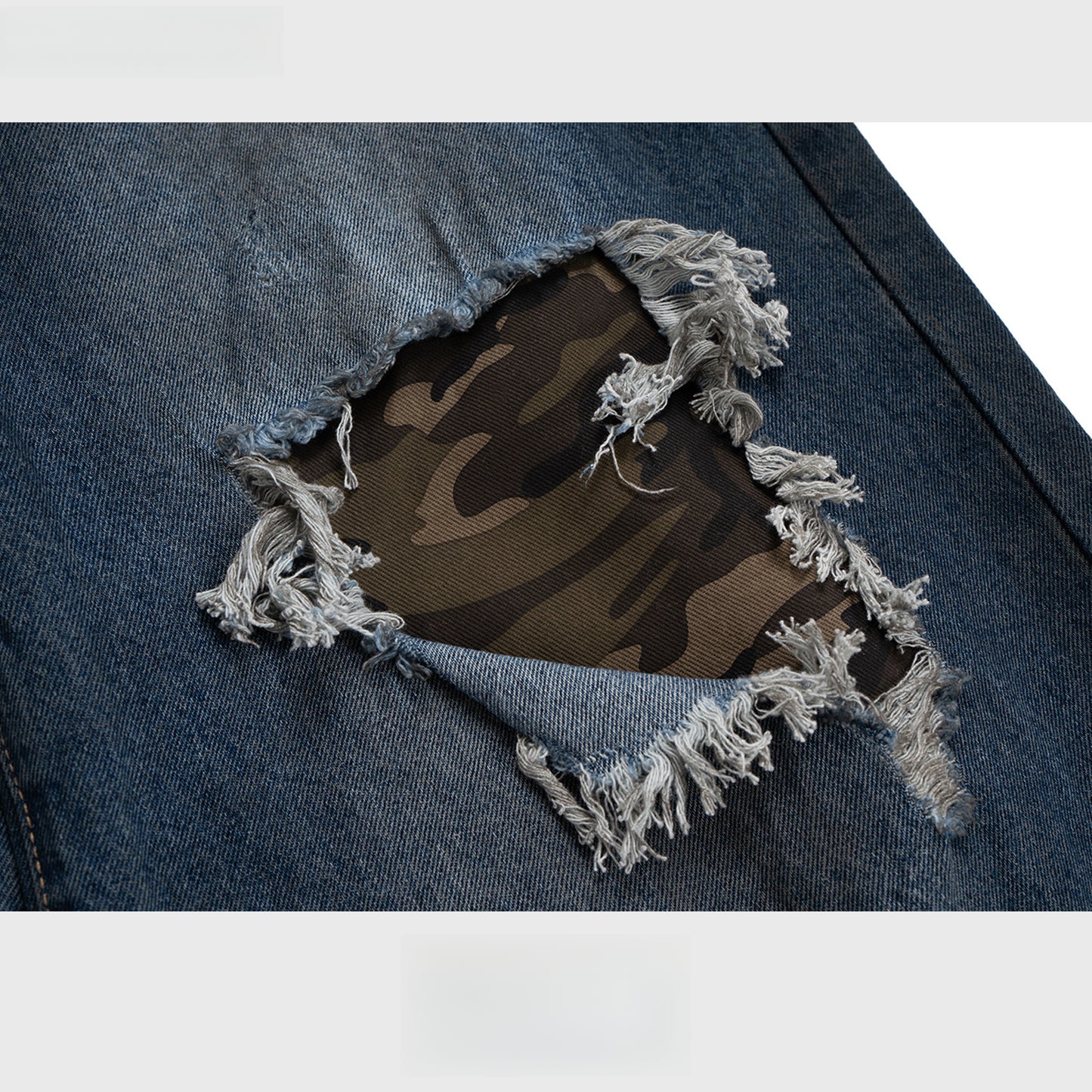 Rock Revival Jeans Trousers Ripped Washed Old Jeans
