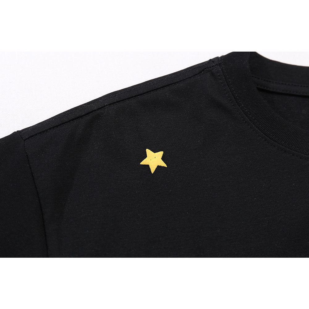 Nostalgia T Shirts Spring Summer Vintage Hip Hop Alphabet Print Casual Loose Crew Neck Short Sleeves