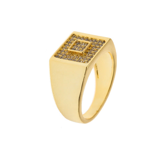 Rings Hip Hop Hipster Zircon Ring Vintage St. Valentine's