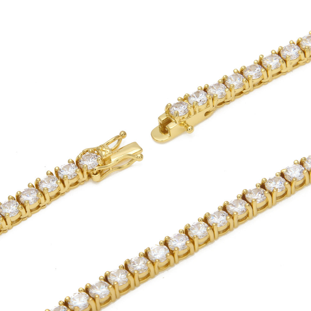 Bracelet ins Tennis Chain Trendy Diamond Jewelry St. Valentine's Spectrum