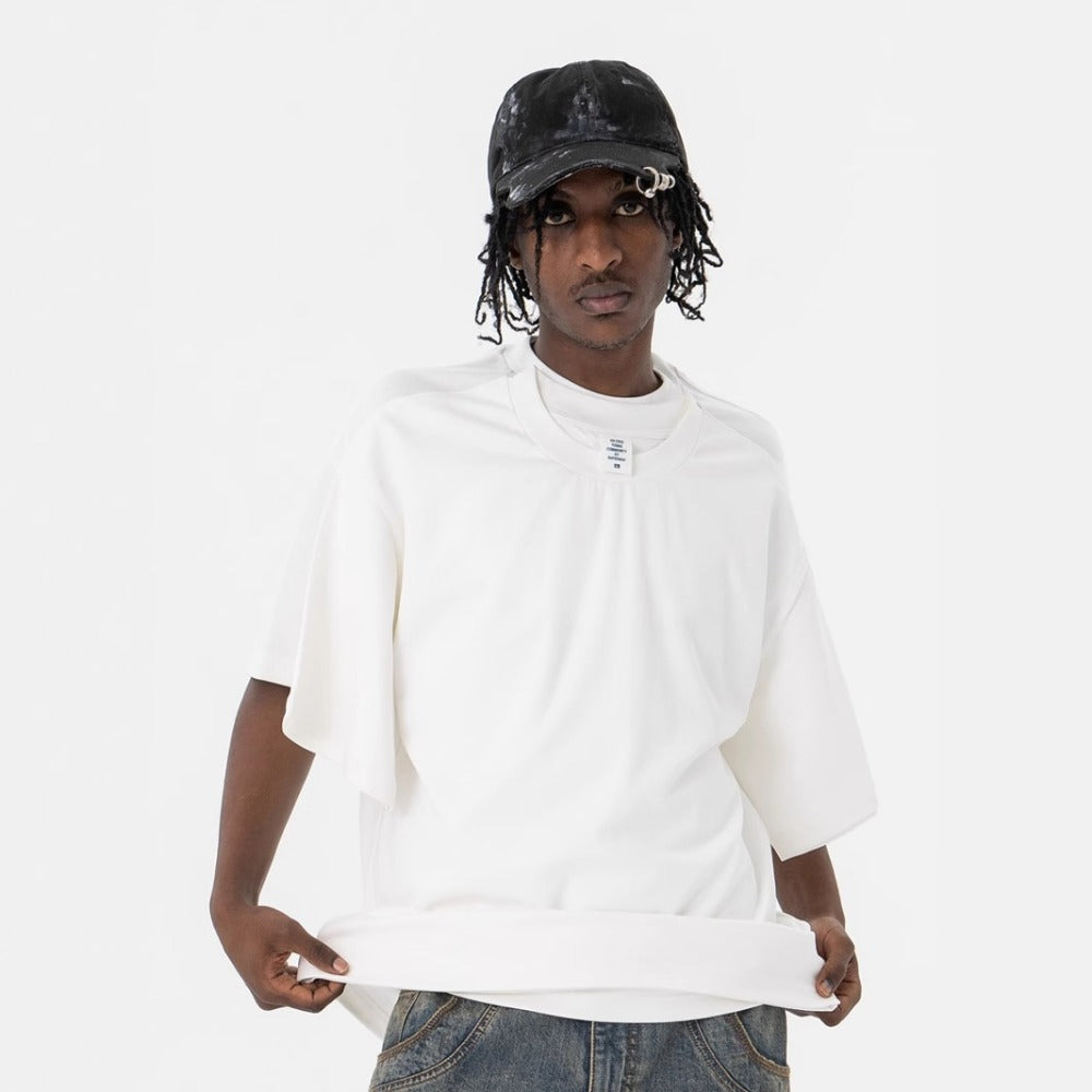 Vic Streetwear Summer Crew Neck Short Sleeve T-Shirt