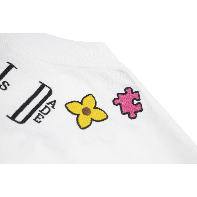 Hip Hop Clothes New York Necklace Embroidered Short Sleeve T-Shirt Summer Loose Top
