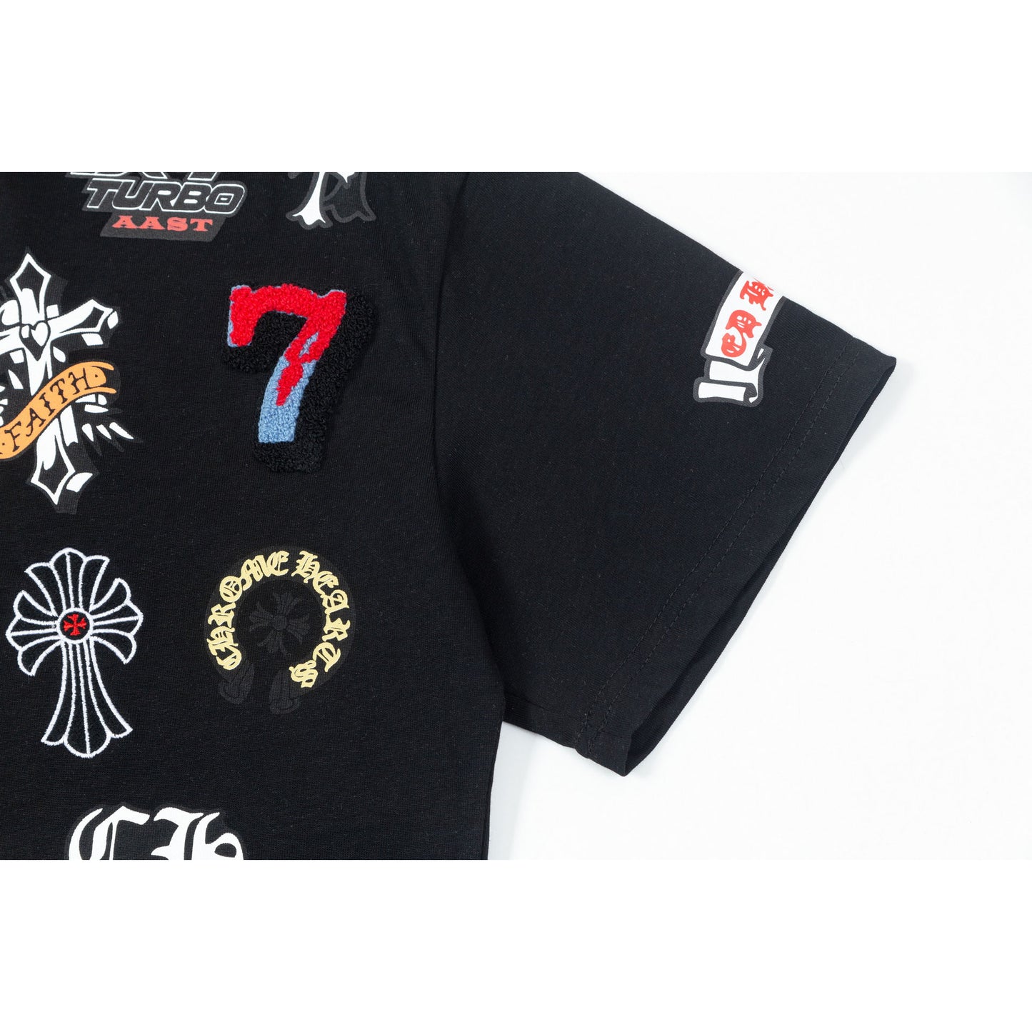Hip hop clothing new york summer vintage embroidered t-shirt short sleeves
