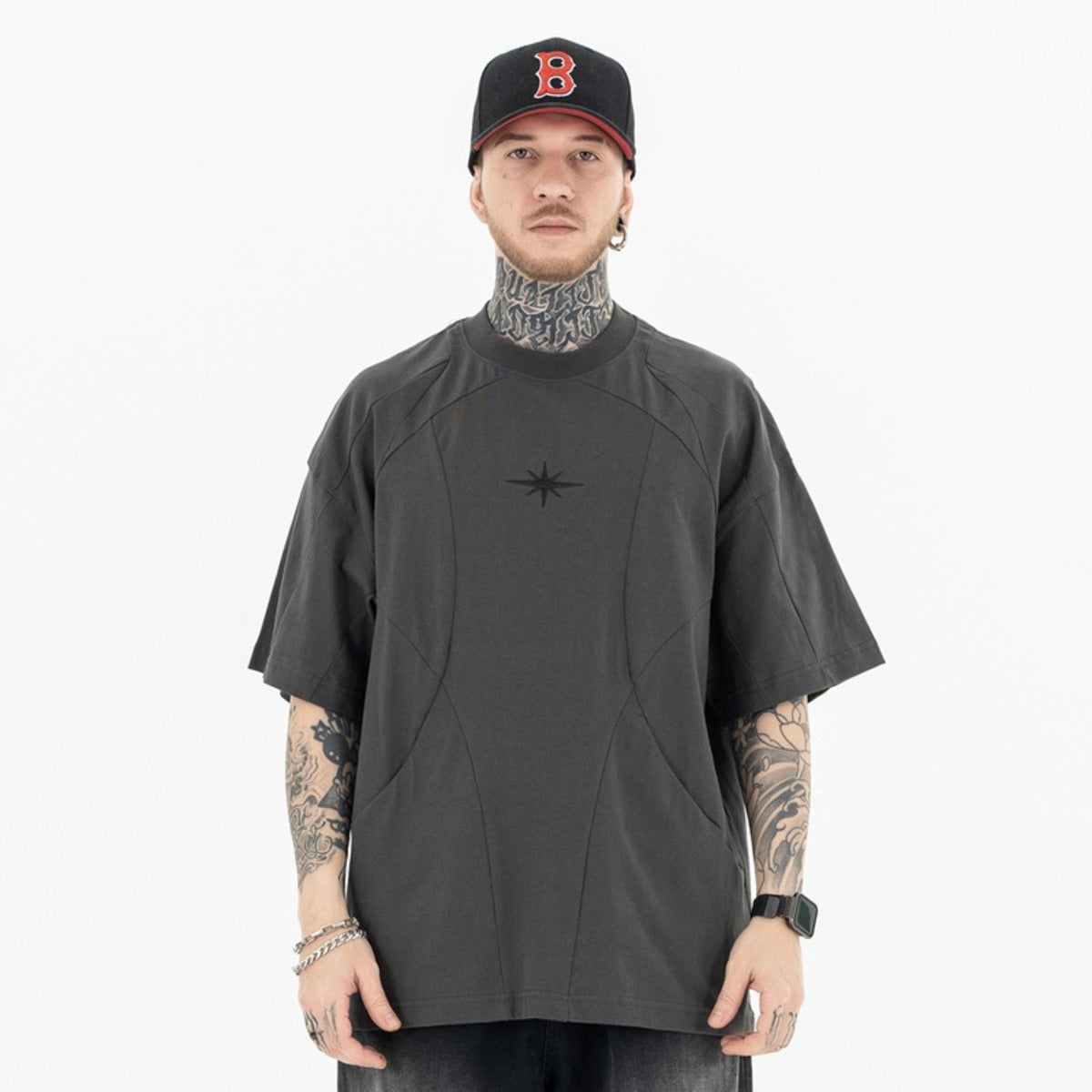 Vic Streetwear Summer Crew Neck Short Sleeve T-Shirt