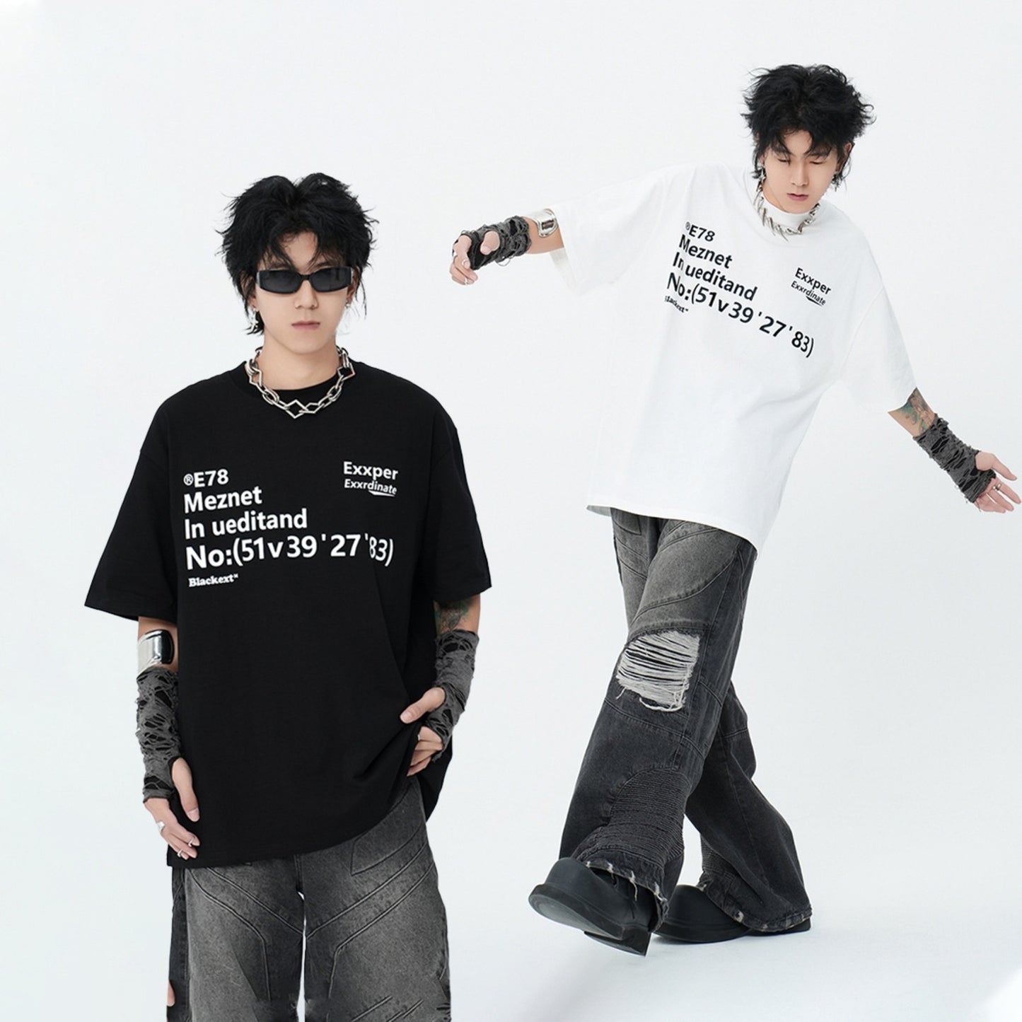 Hip hop shirt vintage t-shirt short sleeve